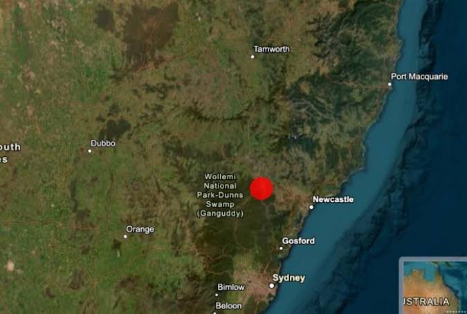Newcastle earthquake just now..