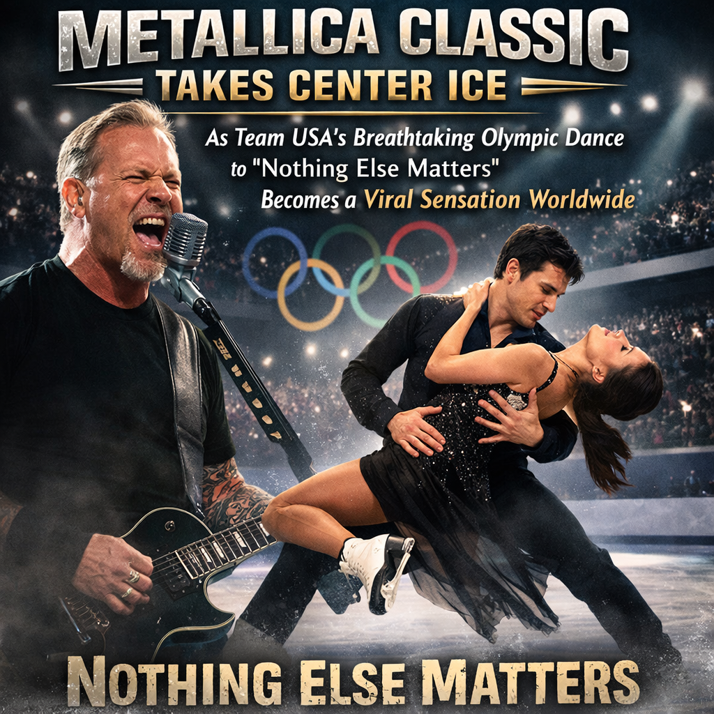 Metallica Classic Takes Center Ice as Team USA’s Breathtaking Olympic Dance to “Nothing Else Matters” Becomes a Viral Sensation Worldwide…