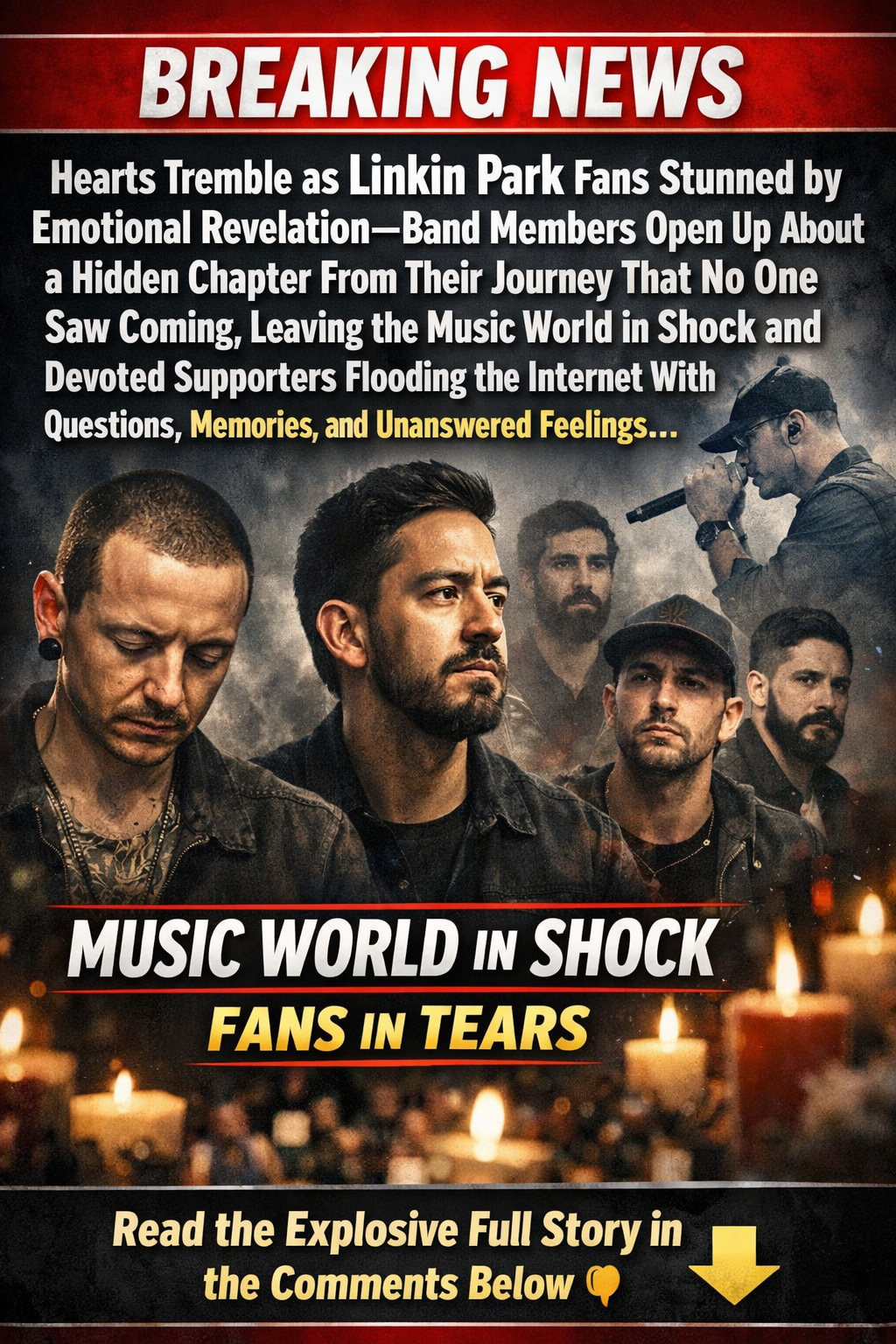 BREAKING NEWS: Hearts Tremble as Linkin Park Fans Stunned by Emotional Revelation—Band Members Open Up About a Hidden Chapter From Their Journey That No One Saw Coming, Leaving the Music World in Shock and Devoted Supporters Flooding the Internet With Questions, Memories, and Unanswered Feelings… Read the Explosive Full Story Below 👇