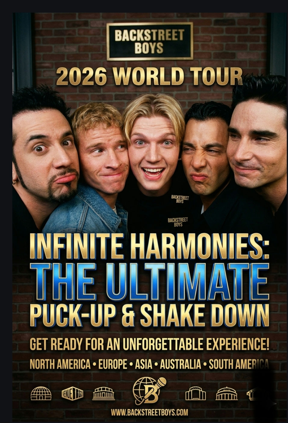 BREAKING NEWS: Backstreet Boys Electrify Fans Worldwide with 2026 World Tour – Nostalgia Meets New Era as Kevin, AJ, Howie, Brian, and Nick Bring Unforgettable Performances, Surprising Surprises, and Heartfelt Moments to Every City on Their Global Journey…see more