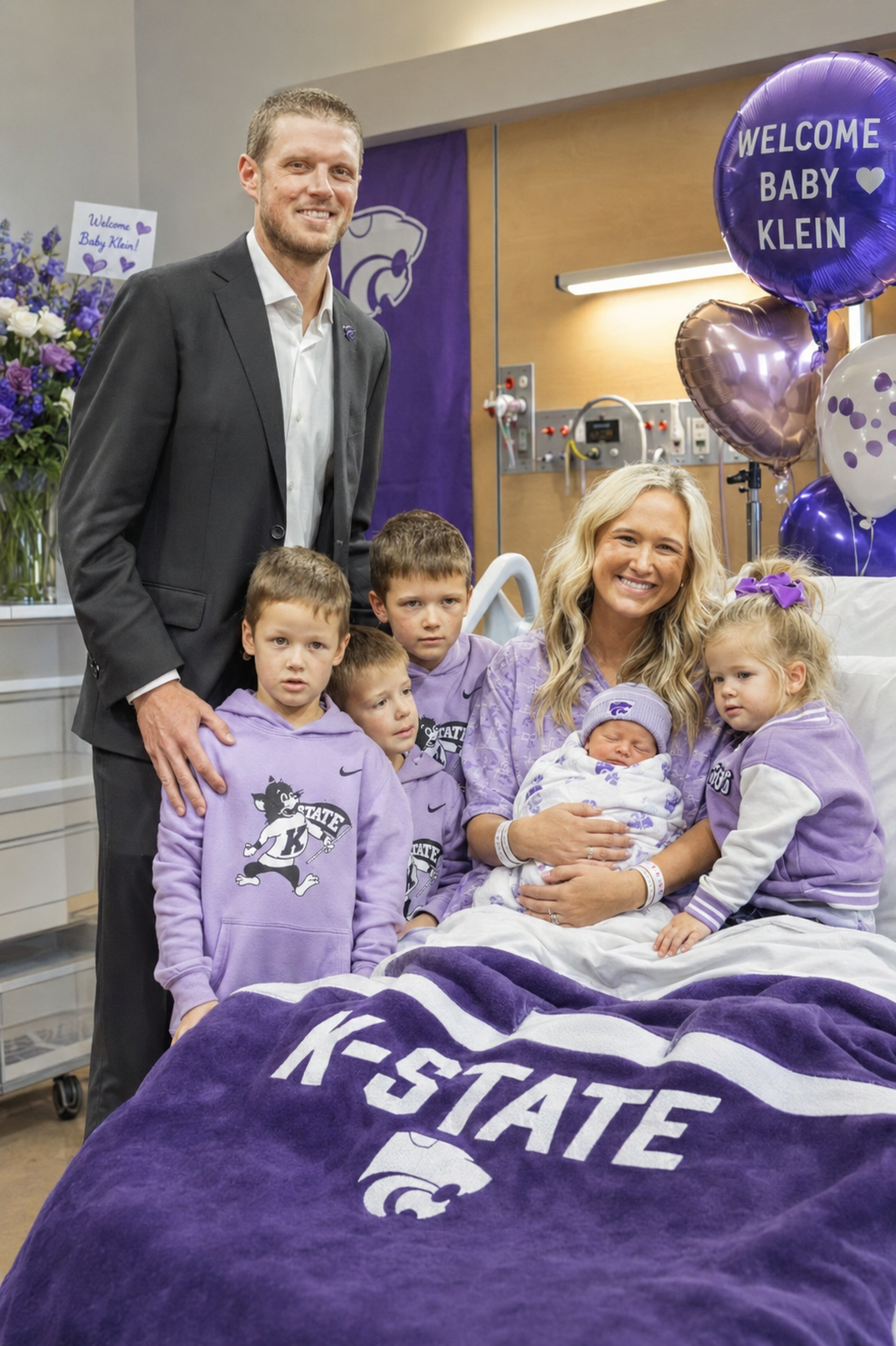 BREAKING: Kansas State Wildcats football legend Collin Klein and his wife, Shalin Spani, have welcomed a new baby, sparking celebration across Wildcats Nation. The couple shared an emotional photo holding their newborn as fans flooded social media with love and congratulations. What has especially caught attention is the inspiration behind the baby’s name, reportedly tied to memorable Kansas State Wildcats football moments, though the name itself has not been revealed. Supporters are calling it a heartfelt tribute to K-State tradition…see more ⤵️
